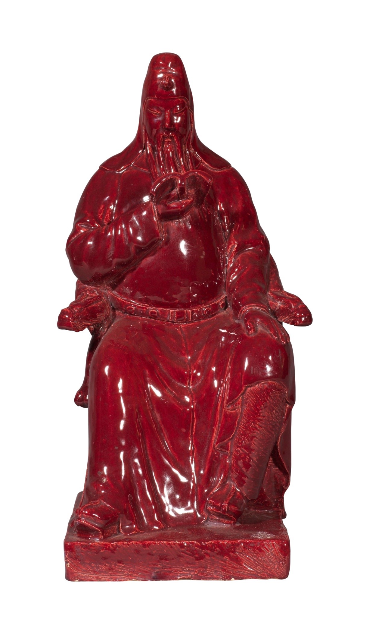 <h2>关羽</h2><p>作者：严德晖</p><p>创作年代：20世纪40—50年代</p><p>规格：35.8cm×21.6cm×17cm</p><p>品类：雕塑</p>
